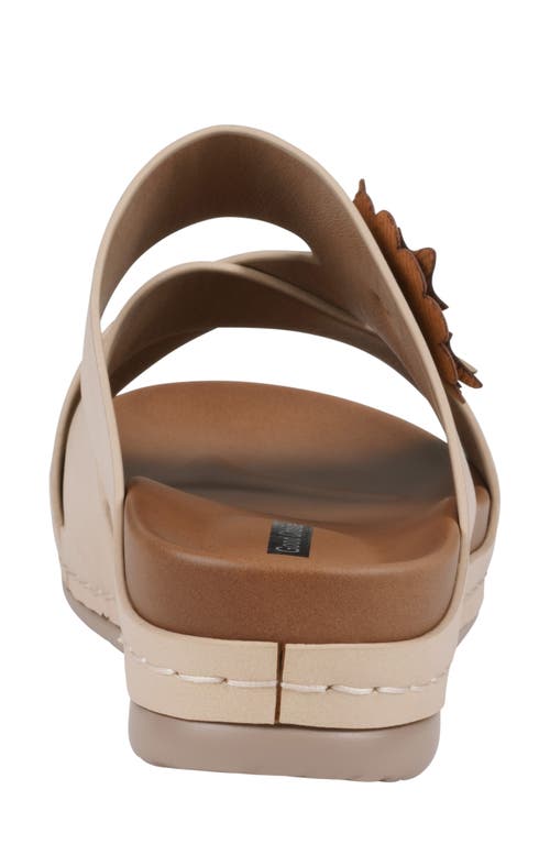 Gc Shoes Nessie Comfort Slide Sandal In Gold