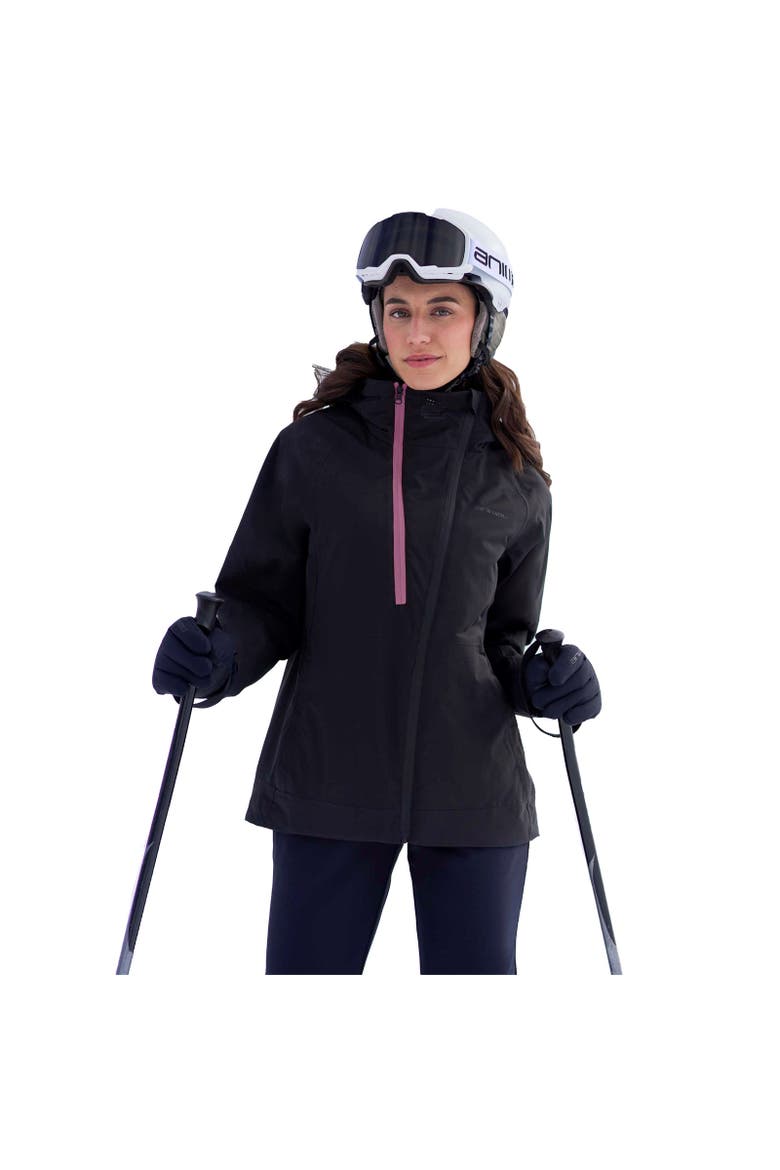 Vortex 3 Layer Ski Jacket, Alternate, color, Black