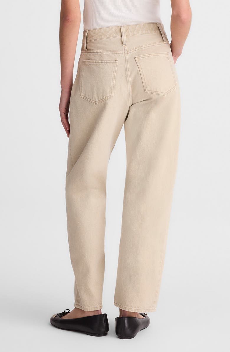 Madewell Pieced Barrel Leg Jeans, Alternate, color, Faded Khaki