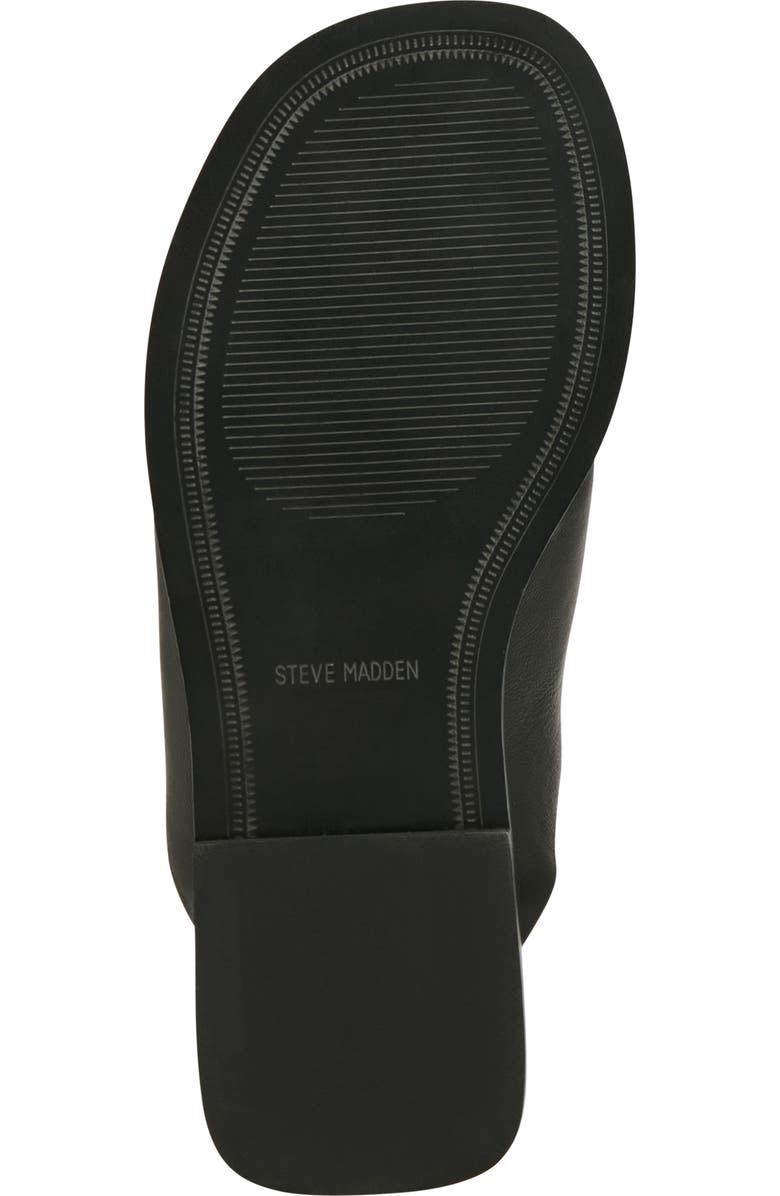 Steve Madden Illia Flip Flop, Alternate, color, Black Leather