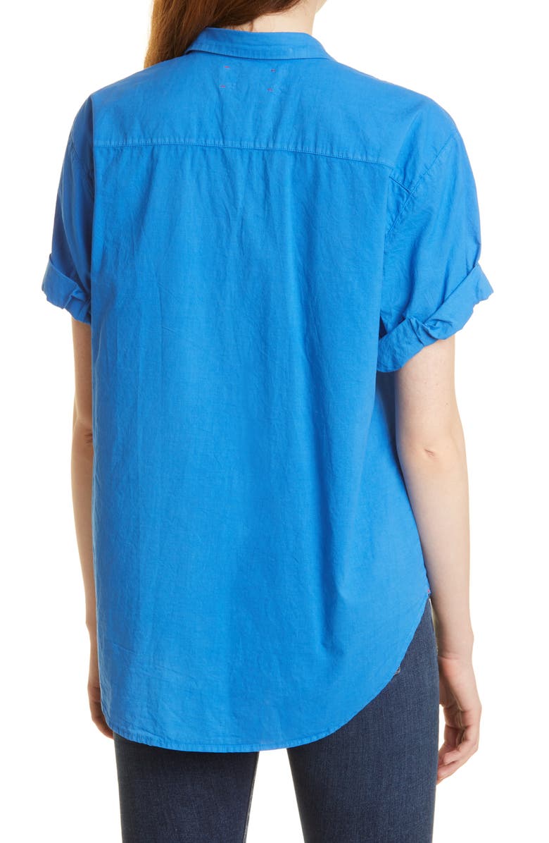 XÍRENA Channing Cotton Button-Up Shirt, Alternate, color,