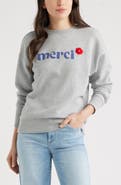 Caslon® Merci Graphic Sweatshirt