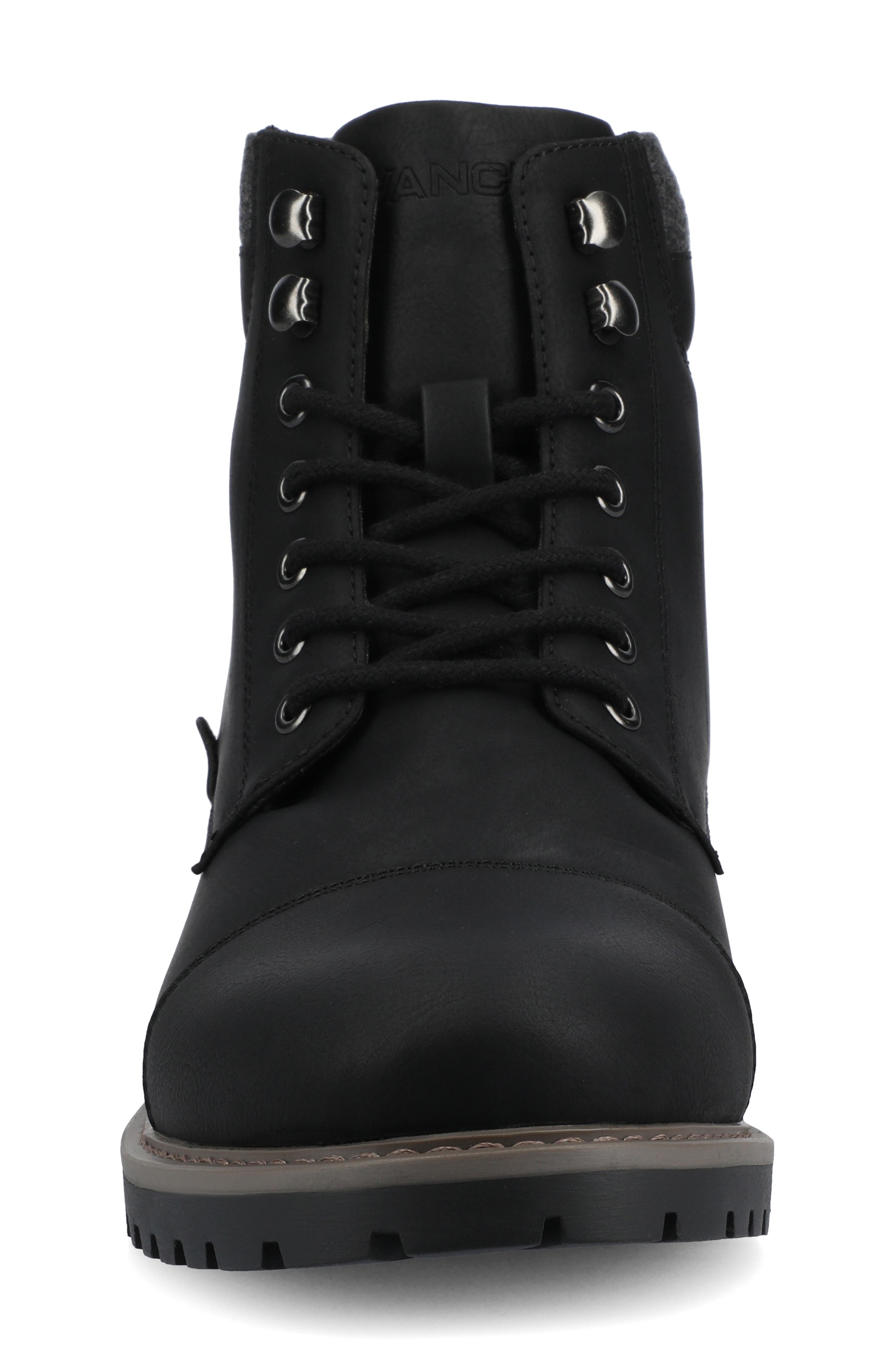 VANCE CO Yukkon Lace-Up Boot, Alternate, color, Black
