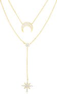 SPHERA MILANO Celestial Double Layer Necklace