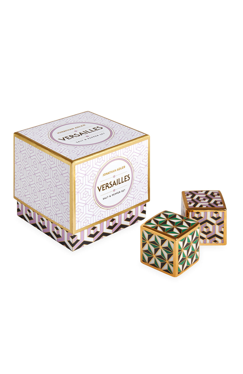 Jonathan Adler Versailles Porcelain Salt And Pepper Shakers In Multi
