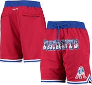 Mitchell & Ness Men's Mitchell & Ness Red New England Patriots Just Don Gold Rush Shorts