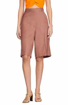 SANDRO Aristide High Waist Longline Shorts