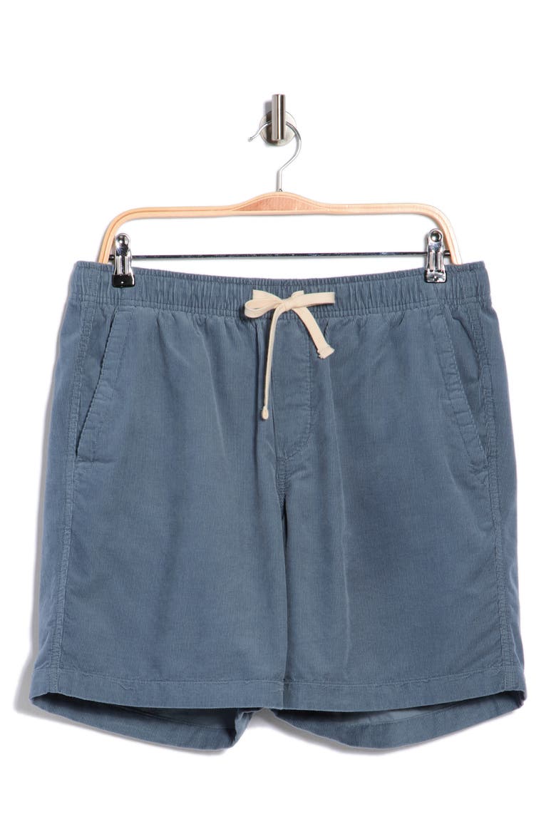 Blue Mirage Corduroy Drawstring Shorts, Alternate, color, BLUE MIRAGE
