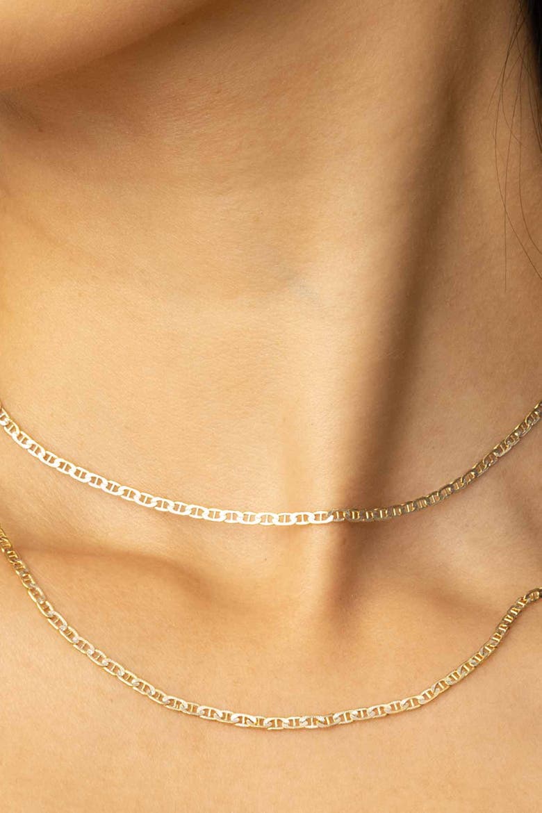 14K Gold Mystic Mariner Pavé Necklace, Alternate, color, Yellow Gold