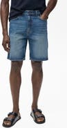 MANGO Regular Fit Denim Shorts