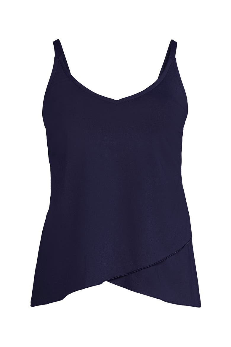 DDD-Cup Tulip Hem Tankini Top, Alternate, color, Deep Sea Navy