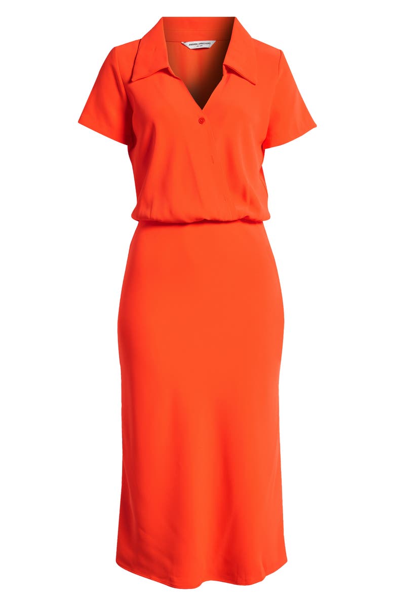 Amanda Uprichard Reya Satin Shirtdress, Main, color, 