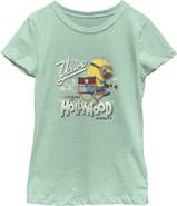 Minions & Monsters Girl's Minions & Monsters Looking At Hollywood Royalty Graphic T-Shirt