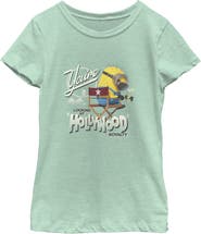 Minions & Monsters Girl's Minions & Monsters Looking At Hollywood Royalty Graphic T-Shirt