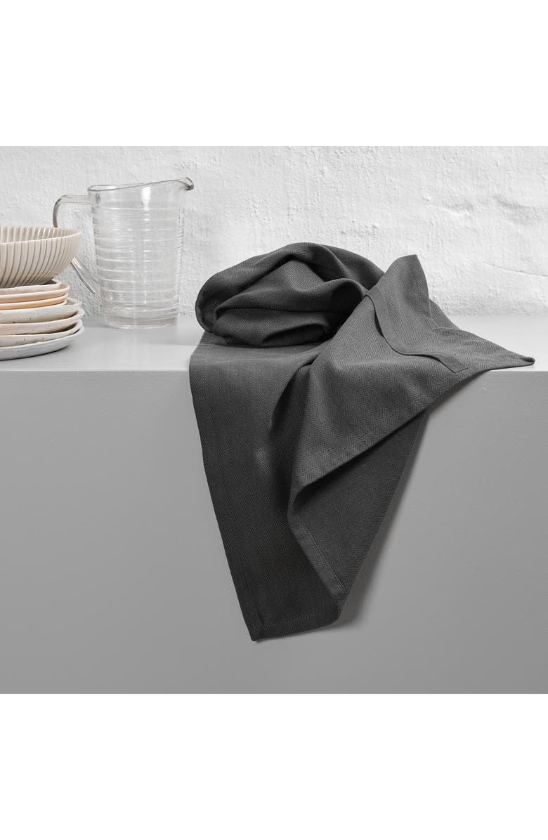 GOODEE x The Organic Company 5-Pack Organic Cotton Kitchen Towel Set, Alternate, color, 