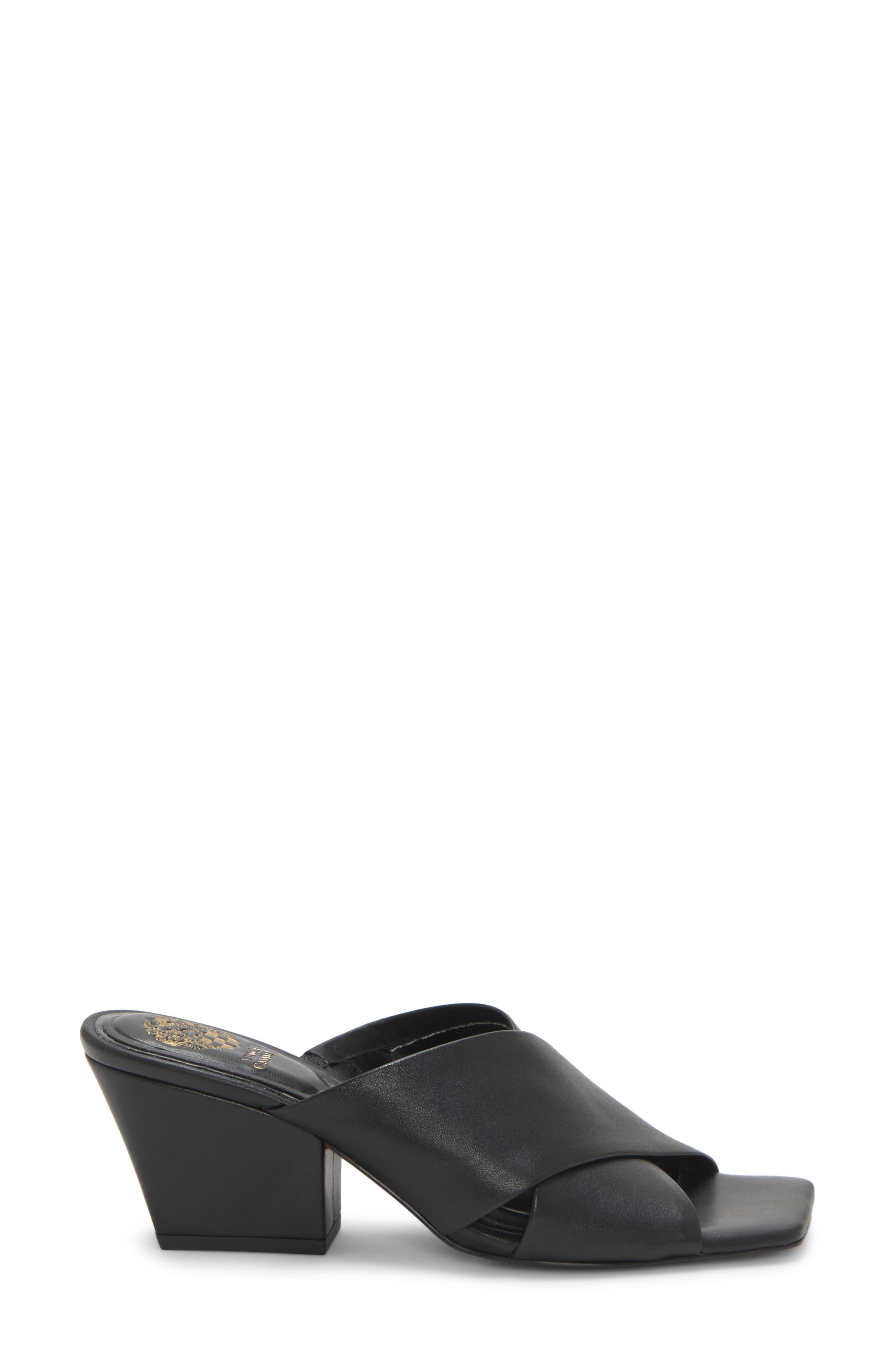 Vince Camuto Kespa Block Heel Sandal, Alternate, color, Black