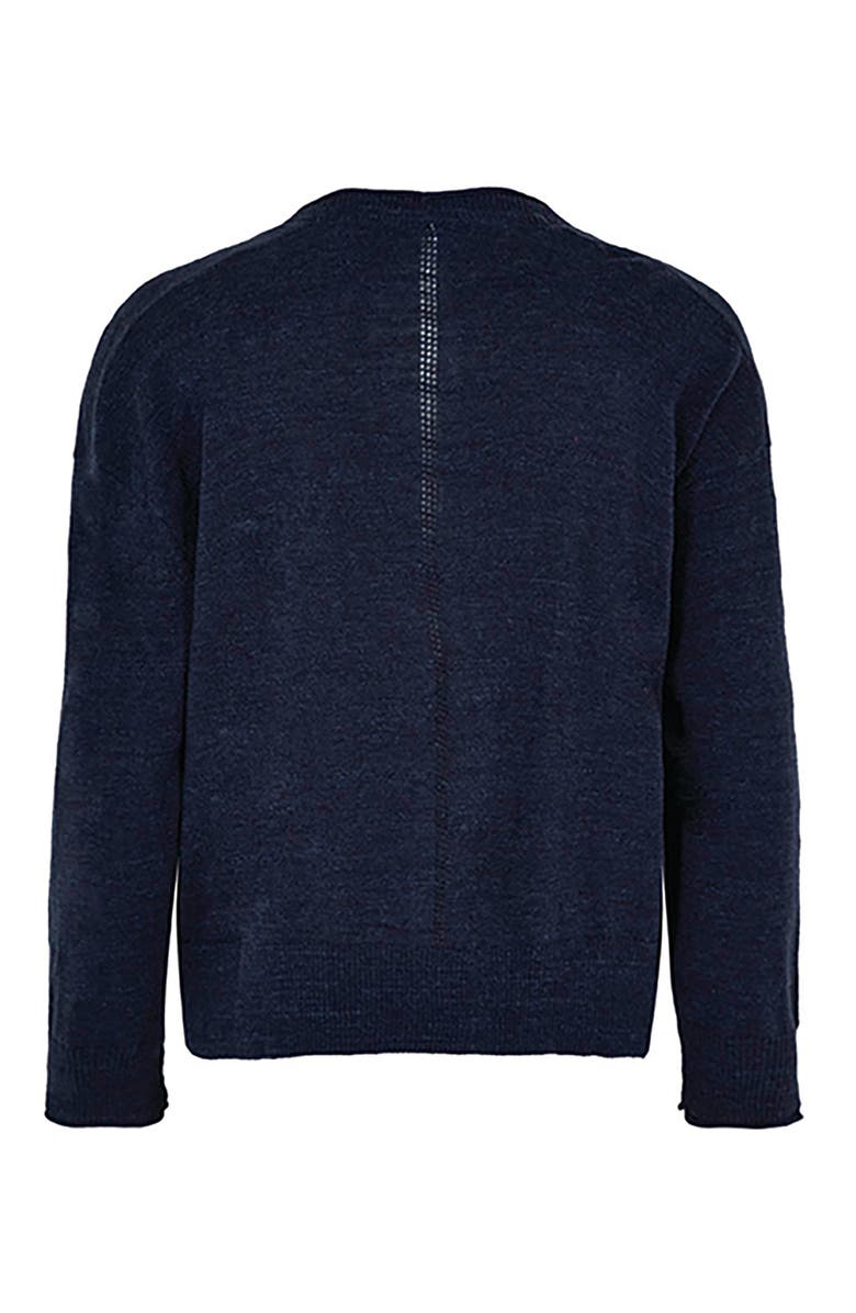 Weird Fish Limon Outfitter Cardigan, Alternate, color, Navy