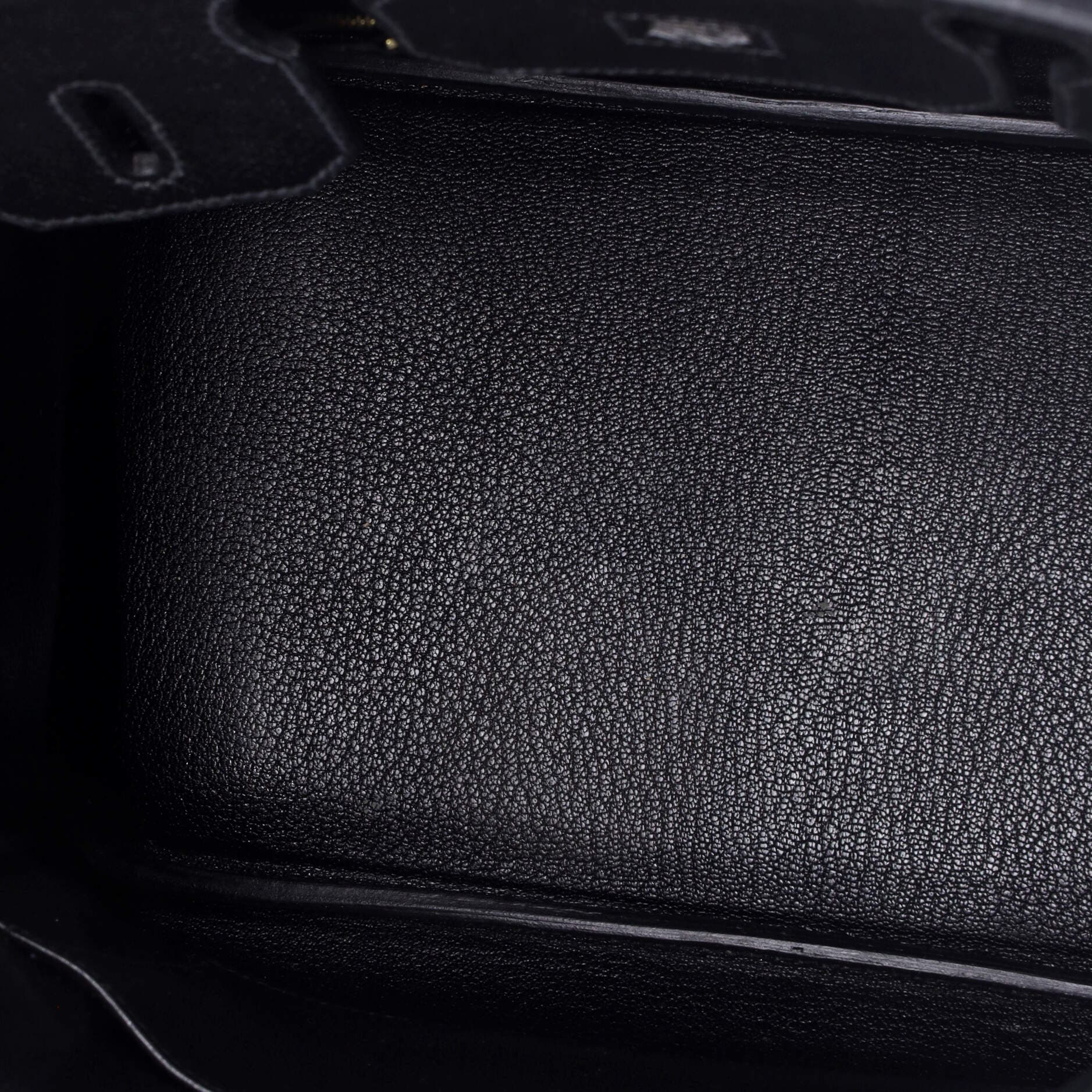 Pre-Owned Hermes Birkin Handbag Black Epsom with Gold Hardware 30, Alternate, color, 