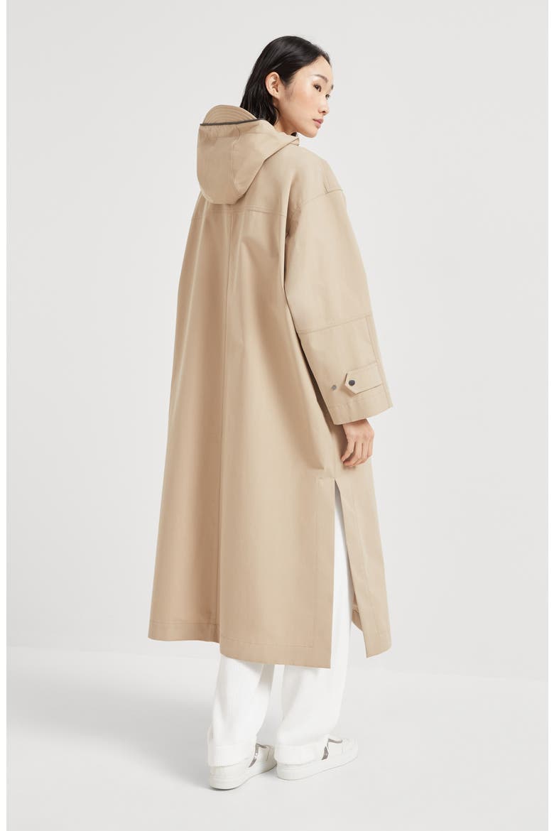 Parka with monili, Alternate, color, Beige