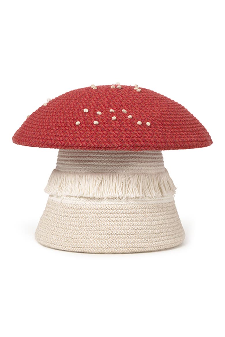 Big Mushroom Basket, Main, color, IVORY
