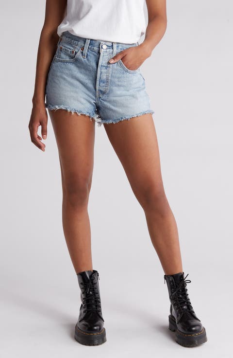501® Original Cutoff Denim Shorts (Micro Vibes)