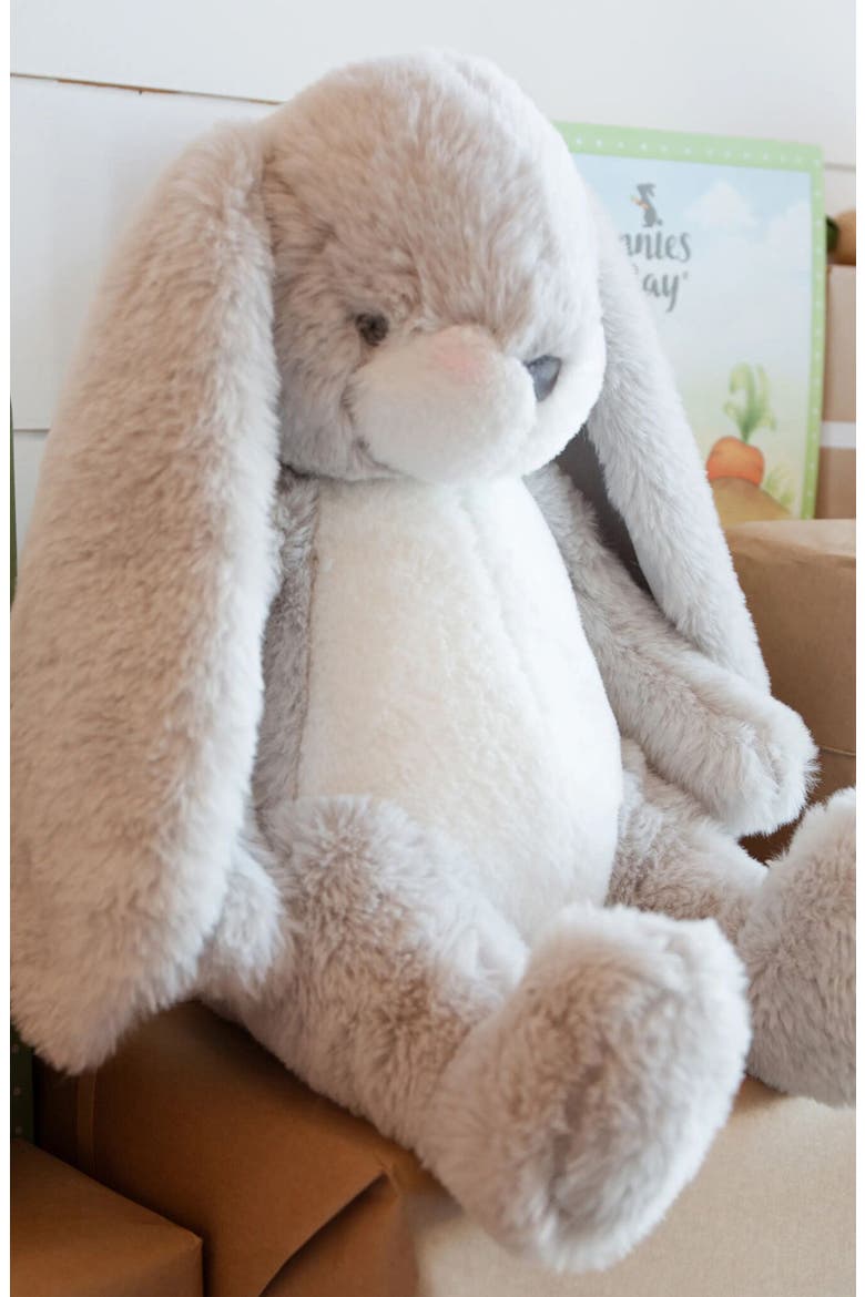 Sweet Nibble Bunny Stuffed Animal, Alternate, color, GRAY
