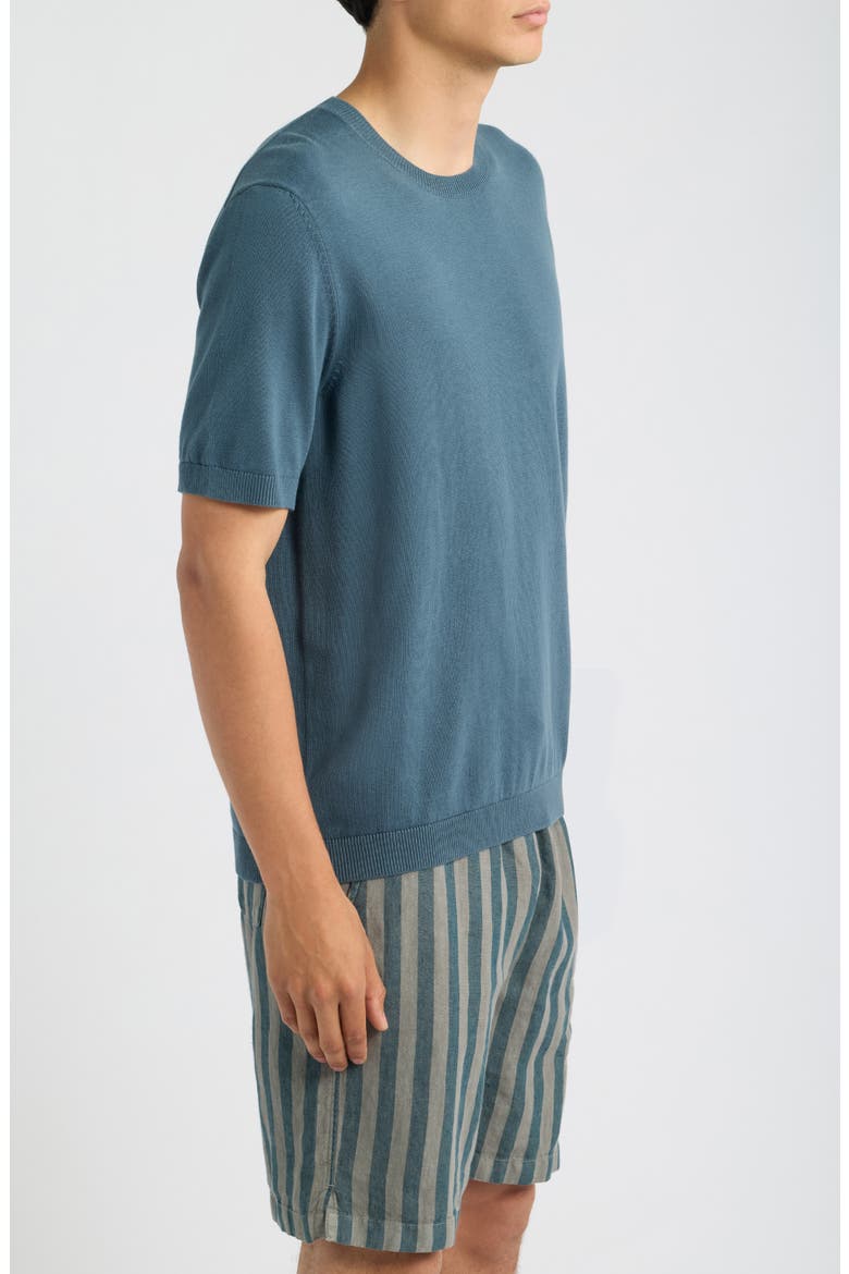 Lolo Organic Cotton Sweater Tee, Alternate, color, LAKE