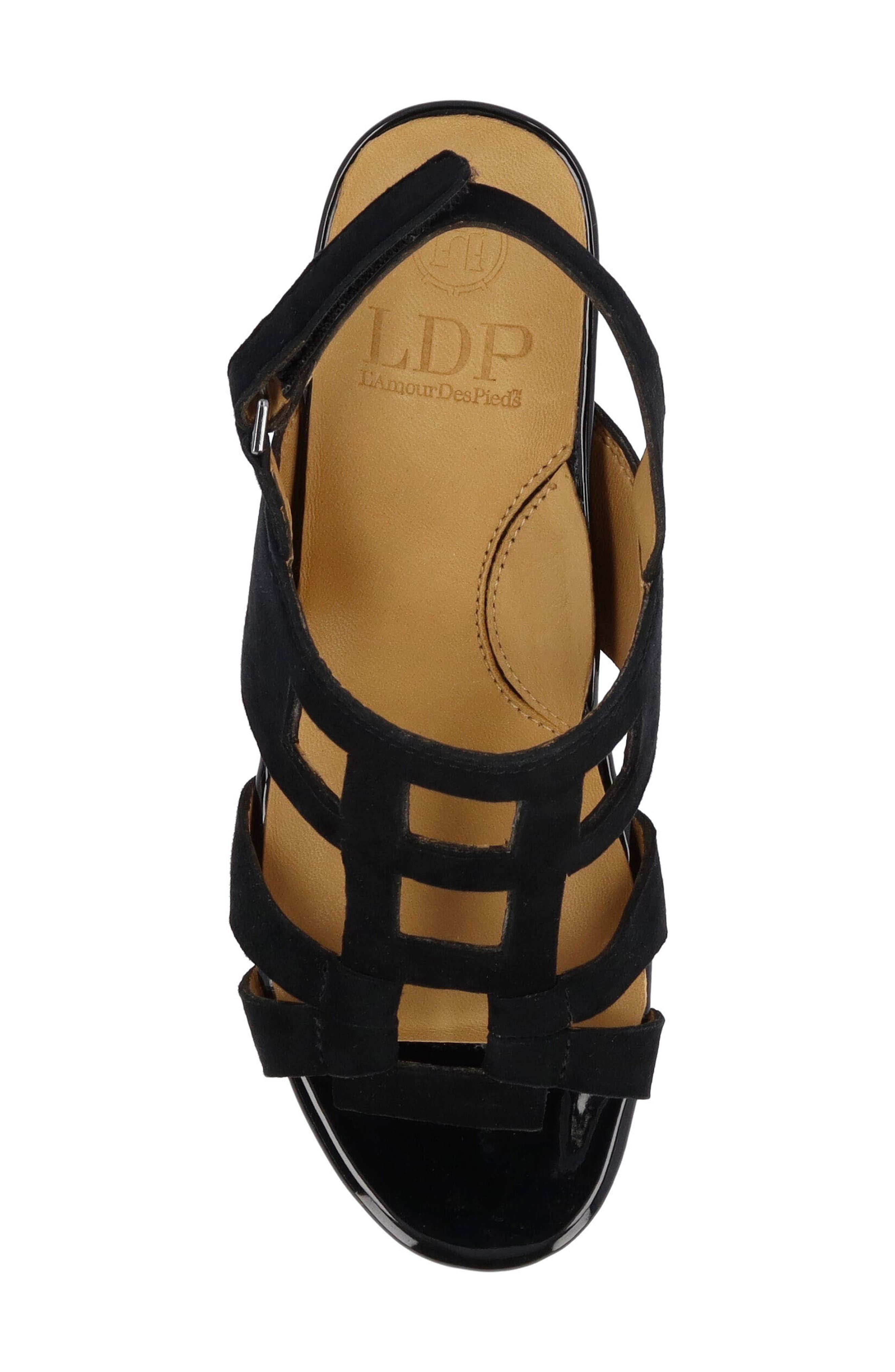 L'Amour des Pieds Marise Slingback Sandal, Alternate, color, Black