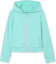 Lands' End Girls Active Zip Up Hoodie