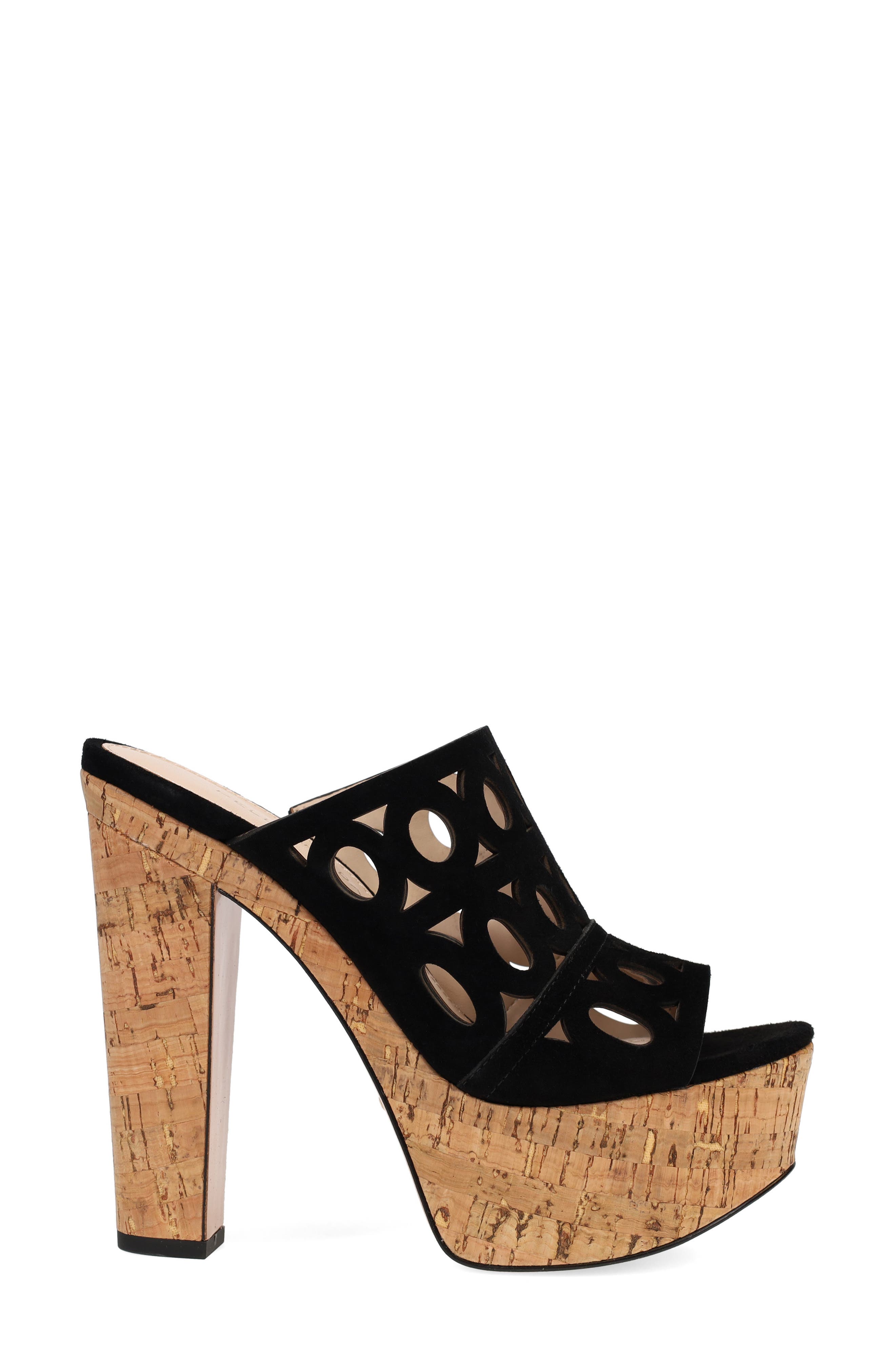 Pelle Moda Ilara Peep Toe Platform Sandal, Alternate, color, 