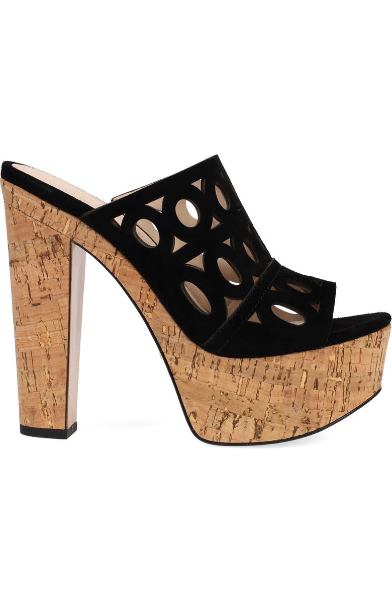 Pelle Moda Ilara Peep Toe Platform Sandal, Alternate, color,