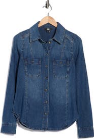 PAIGE Devika Cotton & Linen Shirt