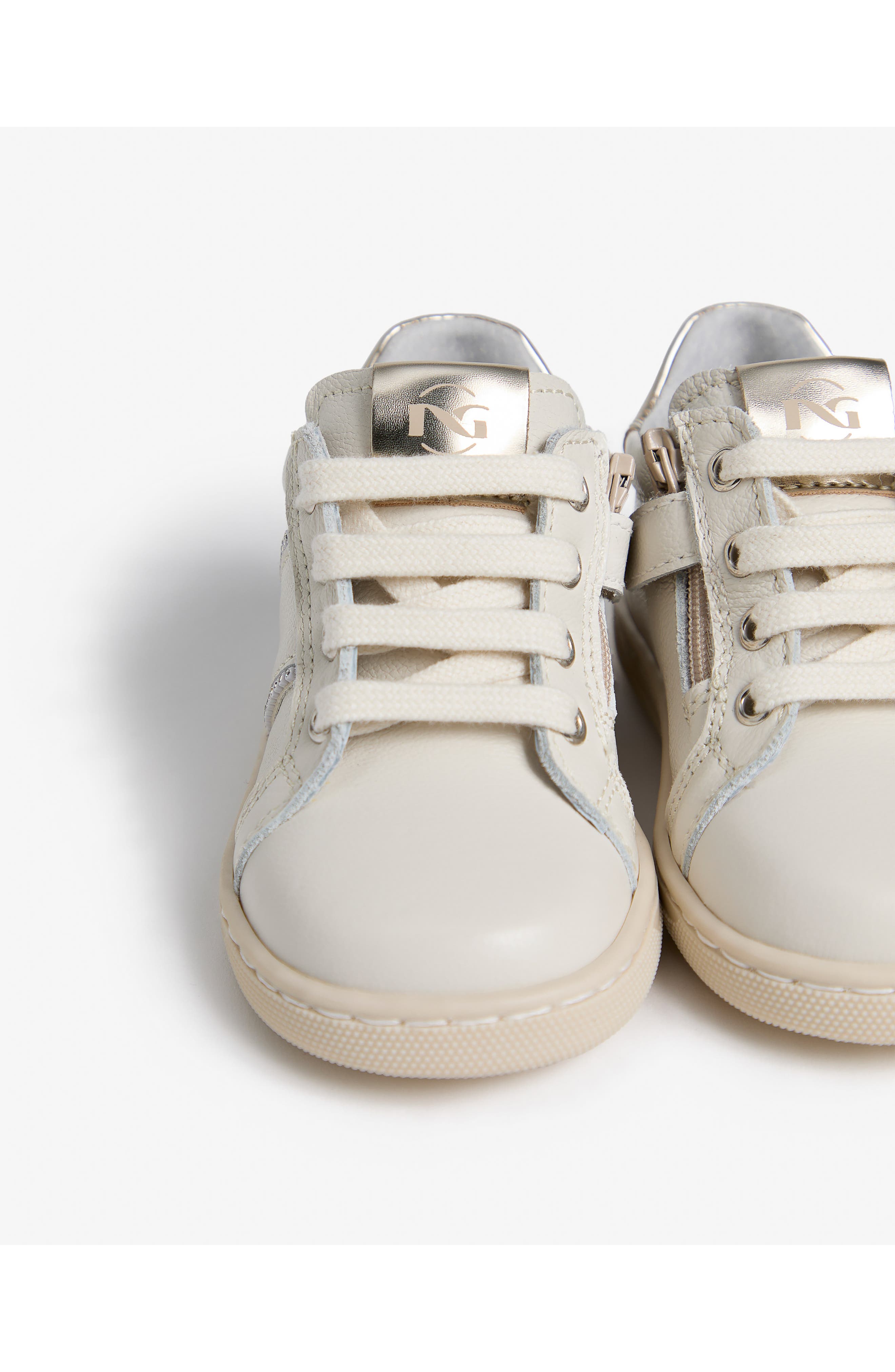 NeroGiardini Kids' High Top Sneaker, Alternate, color, Beige