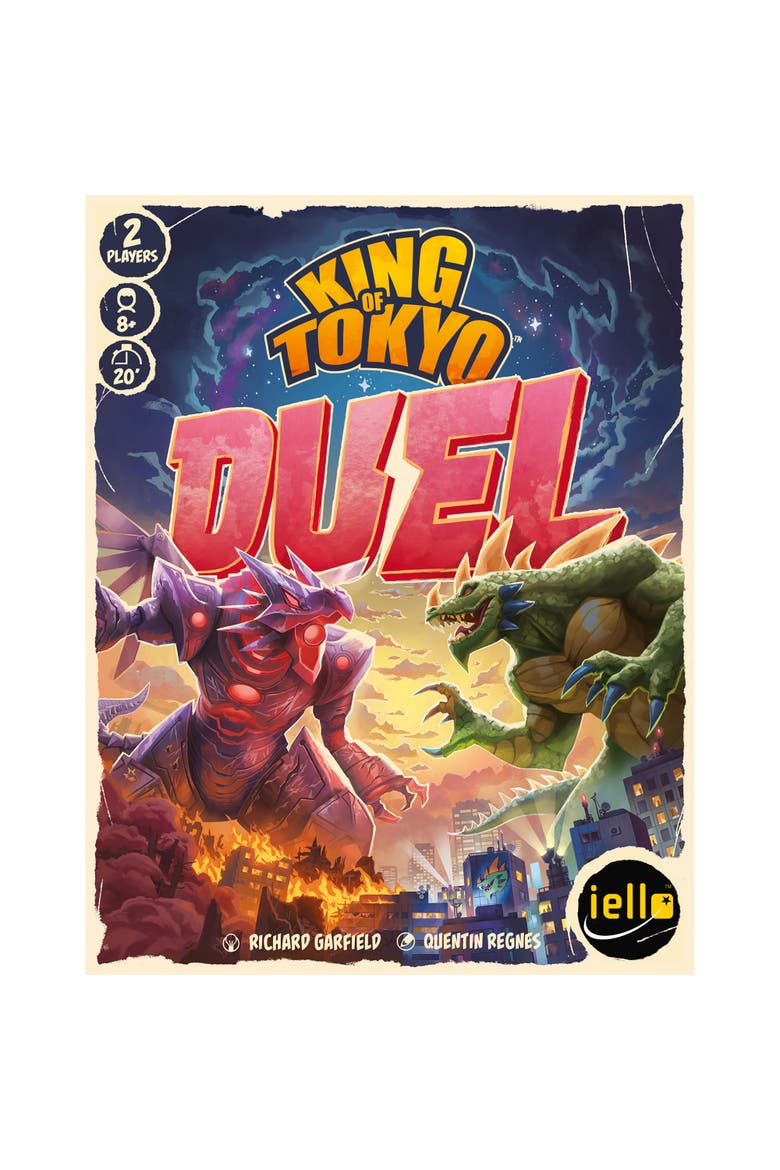 King Of Tokyo Duel Twoplayer Board Game,Ages 8+, Main, color, Multicolored