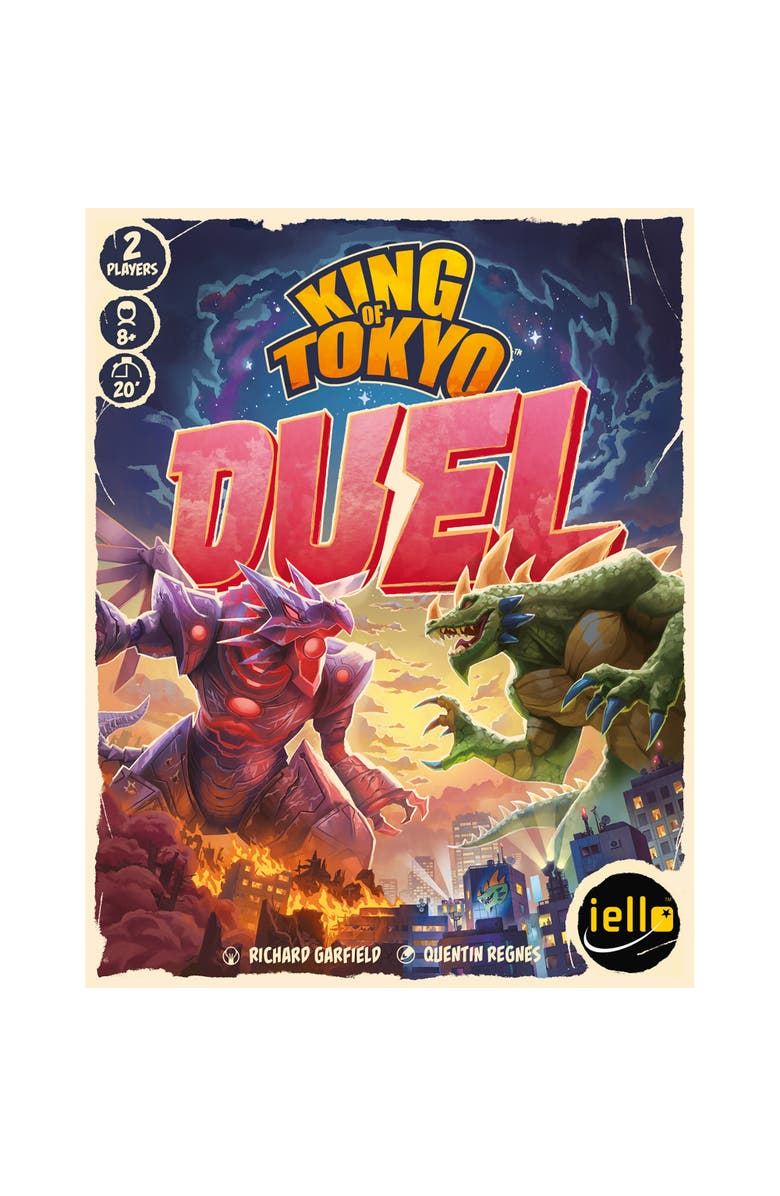 IELLO King Of Tokyo Duel Twoplayer Board Game,Ages 8+, Main, color, Multicolored