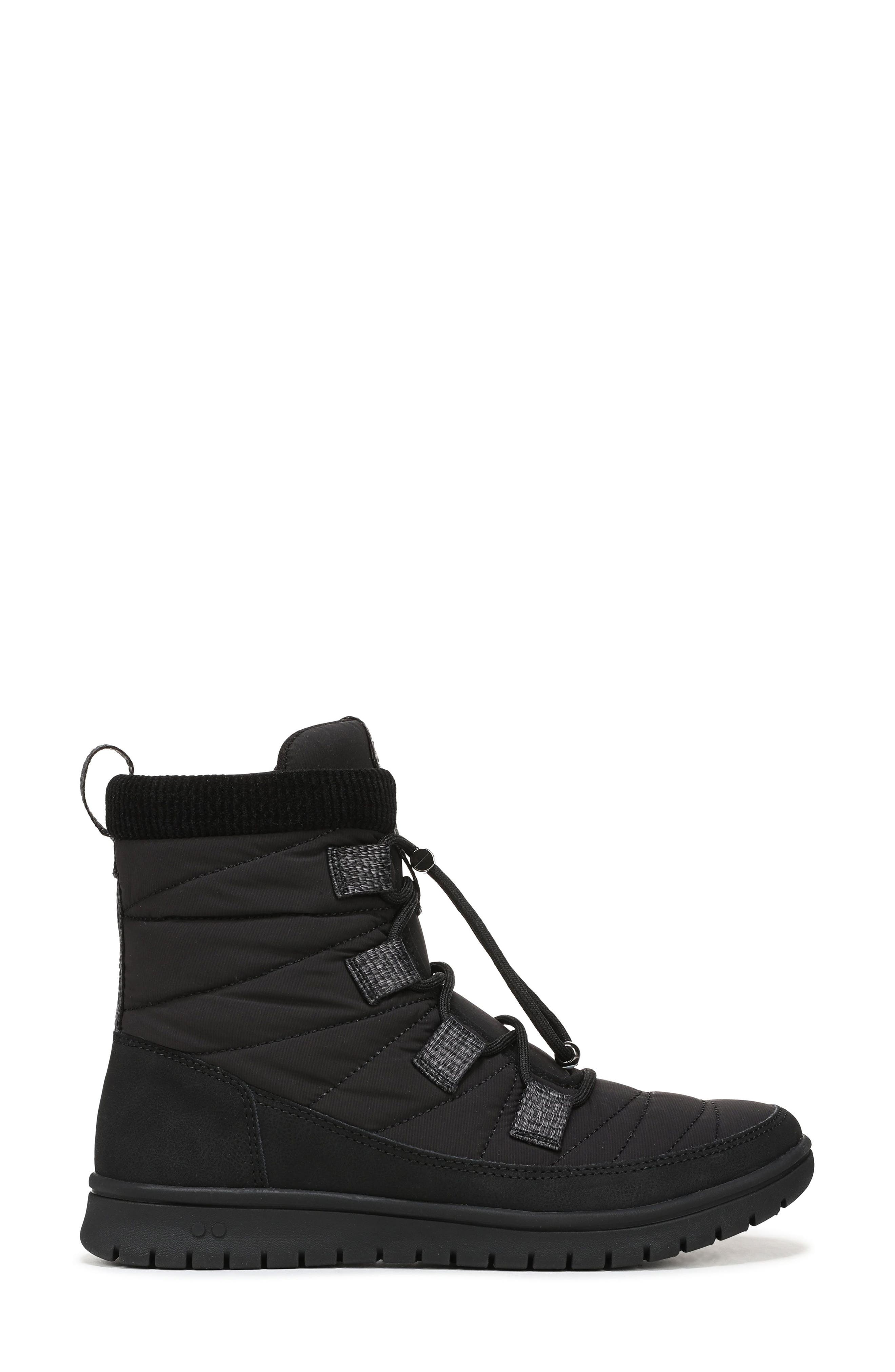 Rykä Sienna Water Repellent Bootie, Alternate, color, Black