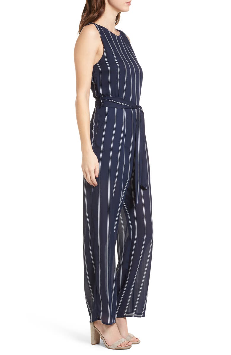One Clothing Stripe Jumpsuit, Alternate, color,