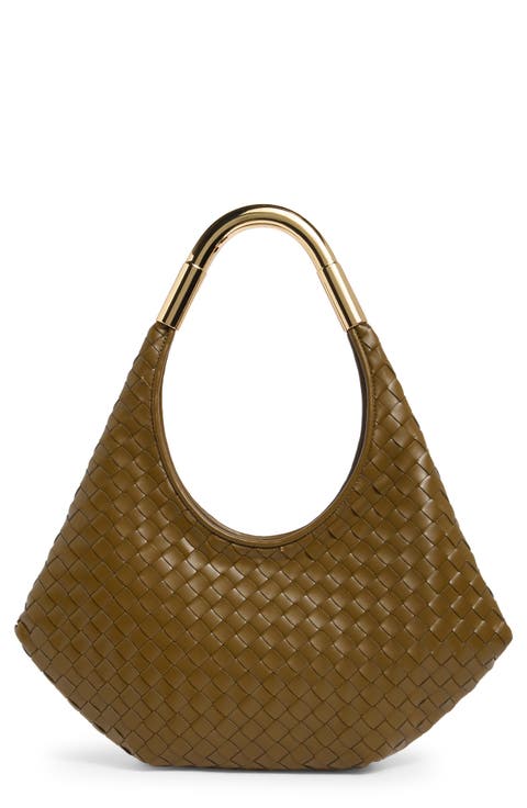 Olivia Woven Hobo Bag