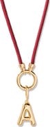 Brook and York Kai Initial Charm Necklace