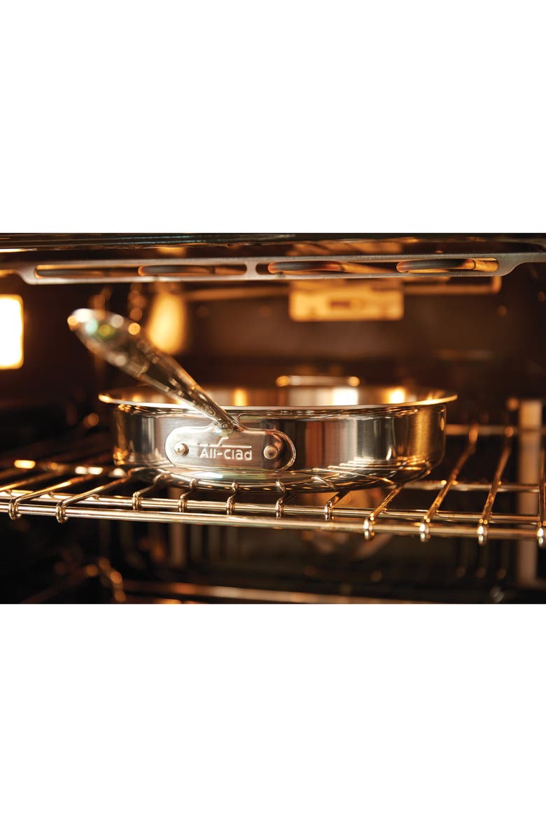 All-Clad D3 5-Quart Stainless Steel Sauté Pan, Alternate, color, 