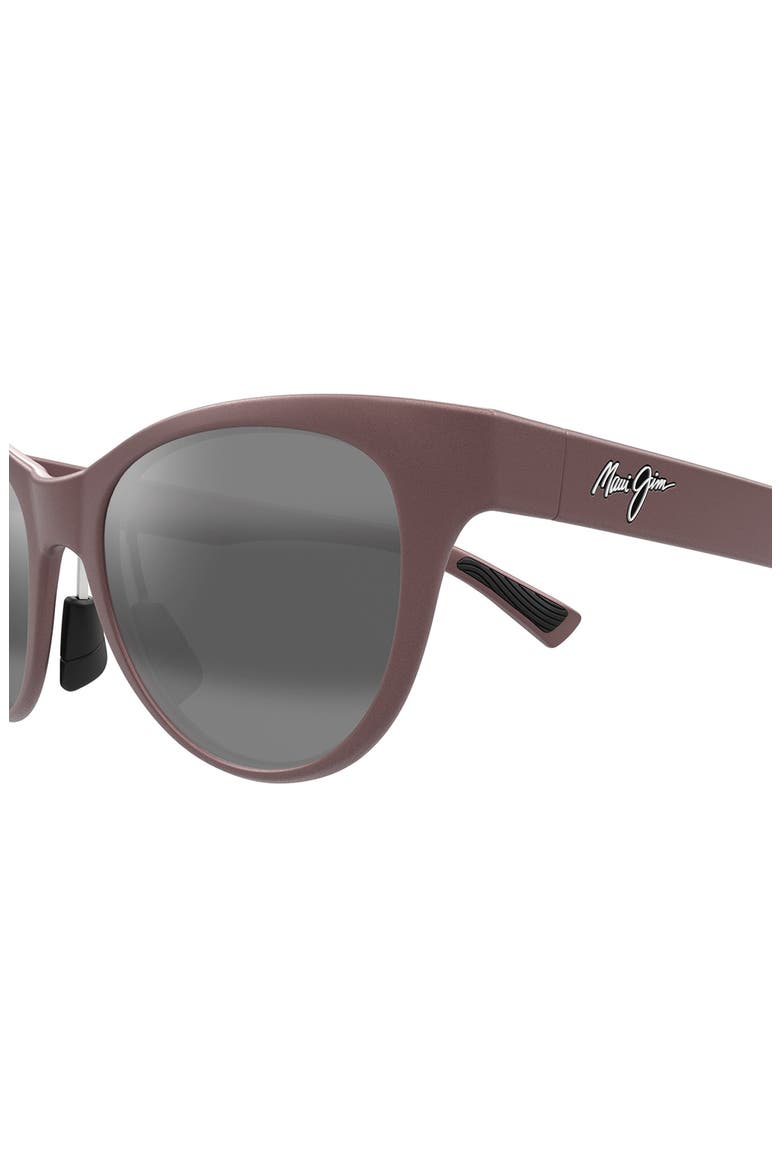 Hulahe 52mm PolarizedPlus2® Rectangular Sunglasses, Alternate, color, METAL MATTE DARK ROSE/ GREY