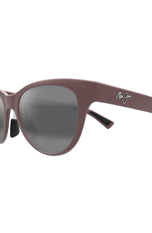 Maui Jim Hulahe 52mm Polarizedplus2® Rectangular Sunglasses In Brown