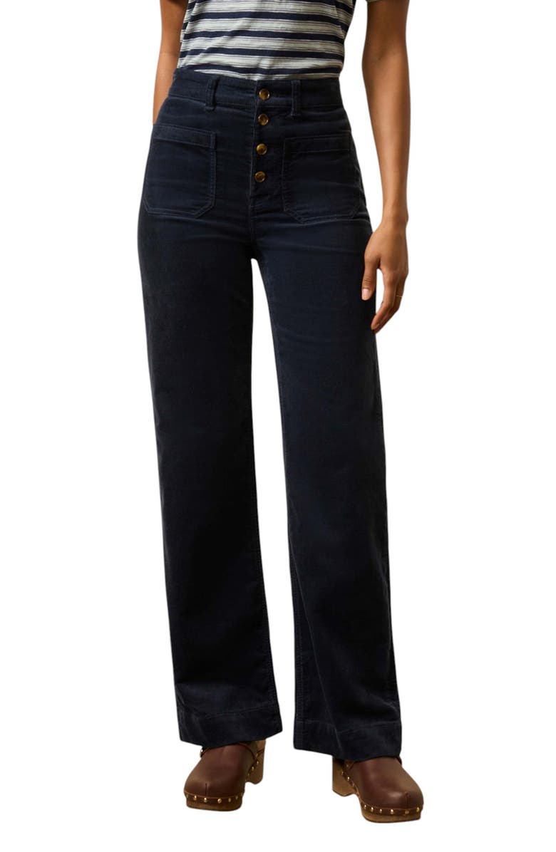 Faherty Stretch Corduroy Patch Pocket Pants, Main, color, Abyss Navy