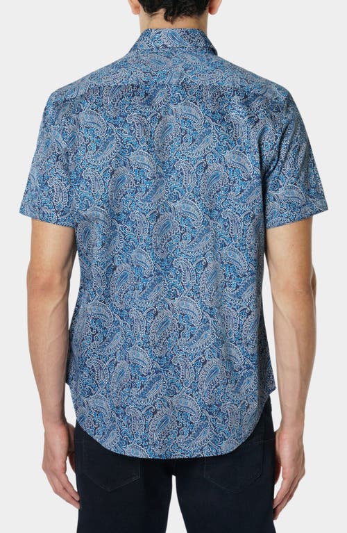Robert Graham Paisley Print Button-up Shirt In Blue