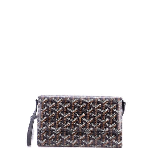 Varenne Continental Wallet with Strap Coated Canvas