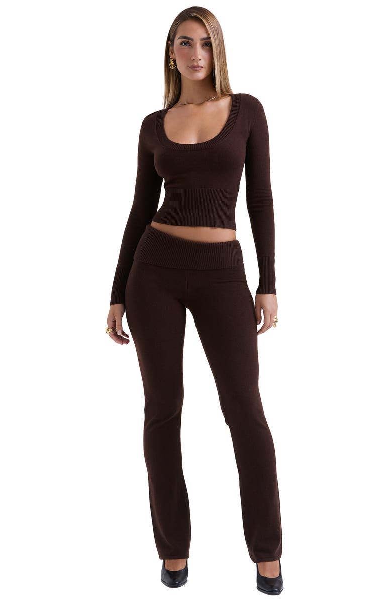 HOUSE OF CB Raquel Scoop Neck Crop Sweater, Alternate, color,