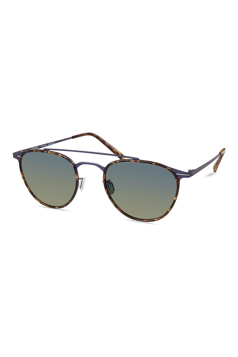 51mm Aviator Sunglasses, Alternate, color, TORTOISE