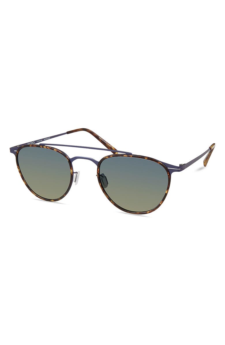 Modo 51mm Aviator Sunglasses, Alternate, color, Tortoise