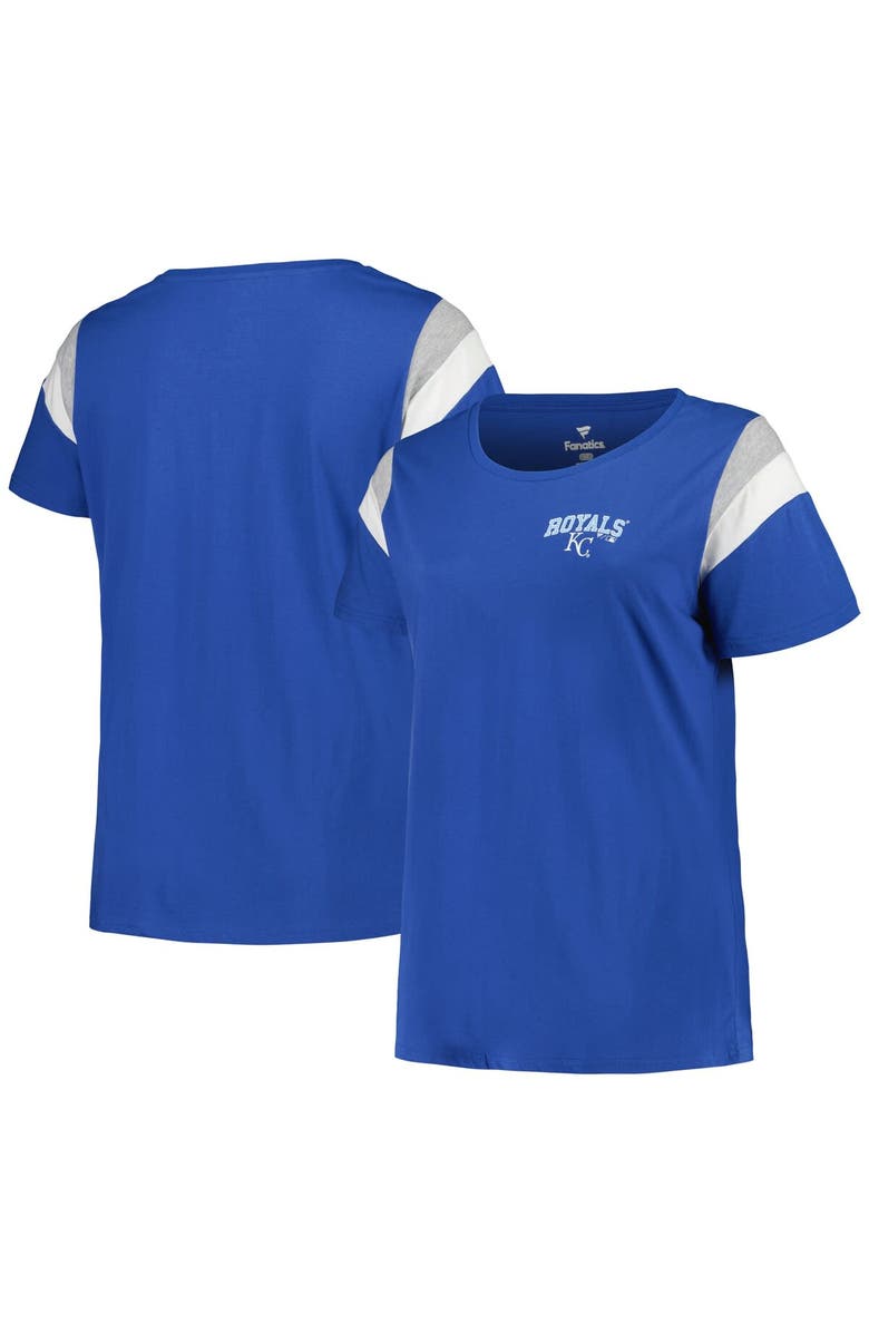 PROFILE Women's Profile Royal Kansas City Royals Plus Size Scoop Neck T-Shirt, Alternate, color, Royal