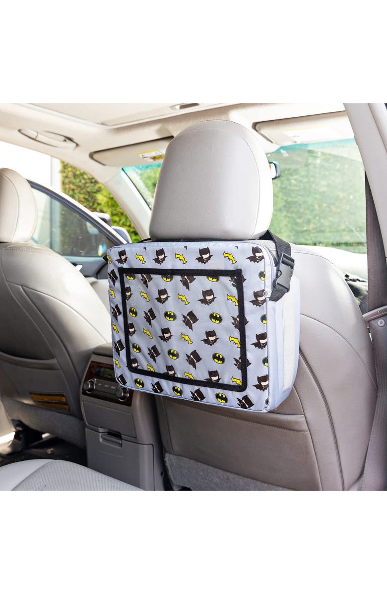 J.L. Childress DC Comics Batman 3-in-1 Travel Tray & iPad Tablet Holder, Car Seat Lap for Toddlers Kids, Alternate, color, Multicolored